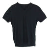 PRADA プラダ Vネック カットソー ショートスリーブ 半袖 Tシャツ ネイビー系 S【中古】