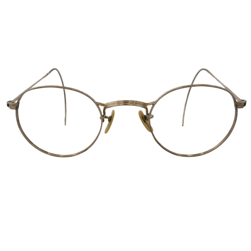 シュロン VINTAGE ヴィンテージ HIBO 眼鏡 メガネ 12KGF 彫金フレーム ゴールド系【中古】