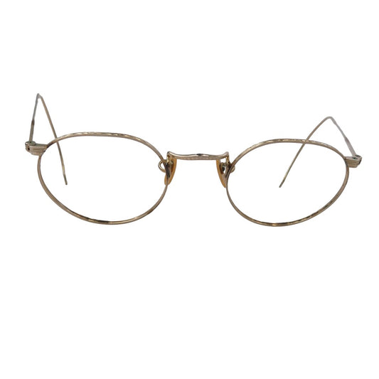 シュロン VINTAGE ヴィンテージ HIBO 眼鏡 メガネフレーム ゴールド系【中古】