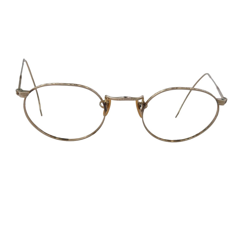 シュロン VINTAGE ヴィンテージ HIBO 眼鏡 メガネフレーム ゴールド系【中古】
