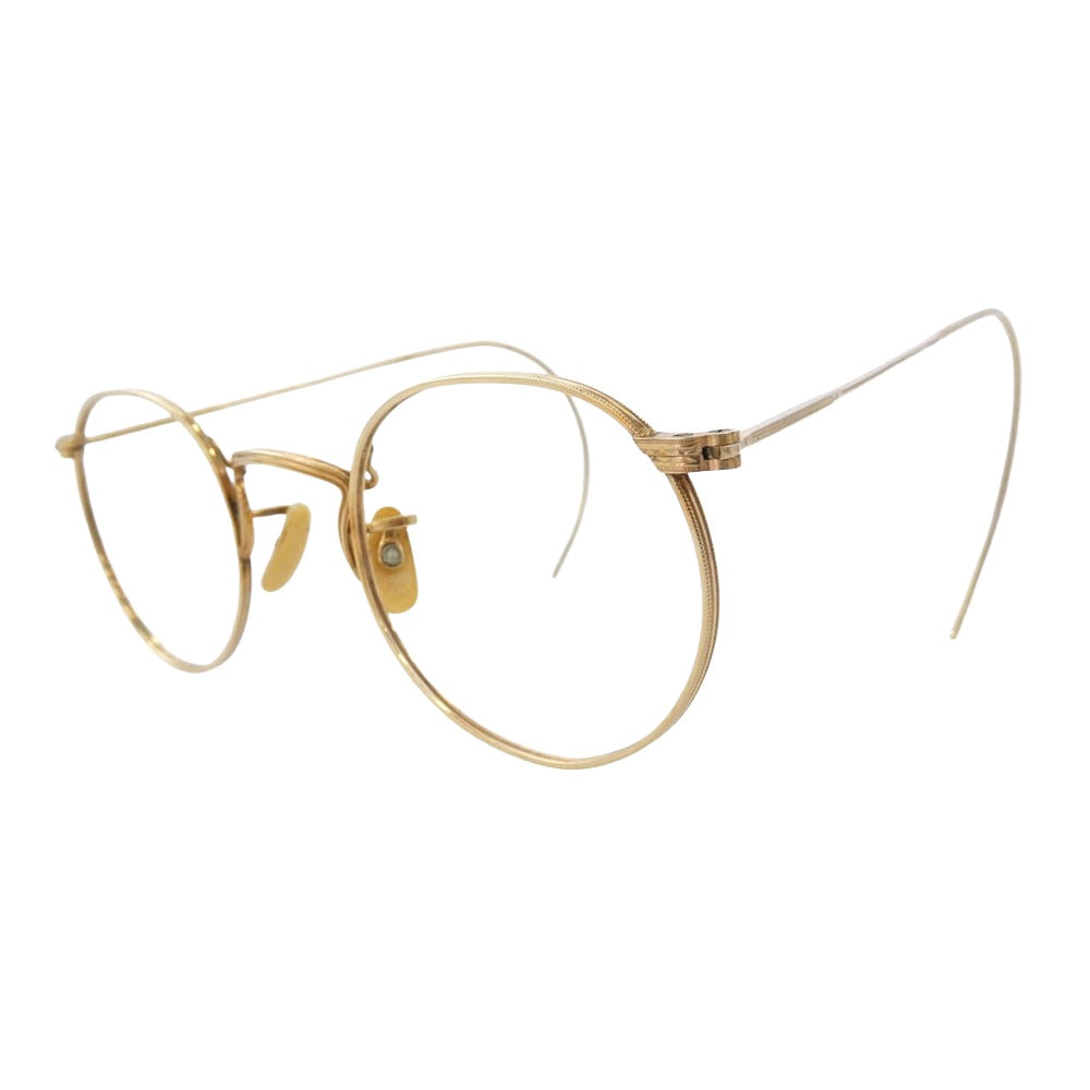 アメリカンオプティカル VINTAGE ヴィンテージ OWEN Ful-Vue 眼鏡 メガネフレーム ゴールド系【中古】