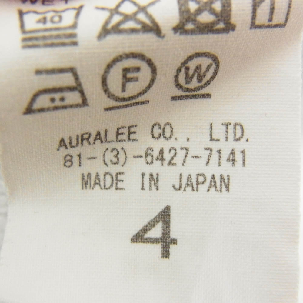 AURALEE オーラリー 19AW A9AP01LE 別注 SUPERSOFT HEAVY SWEAT スーパーソフト ヘビー スウェット グレー系 4【中古】