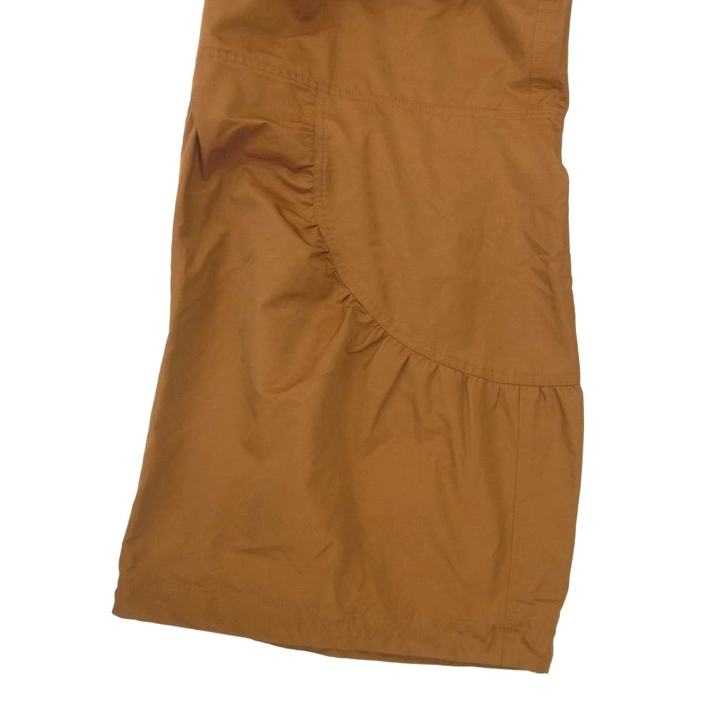 MAISON SPECIAL メゾンスペシャル 11252461206 Gather Curved Switching Wide Pants ギャザーカーブド ワイドパンツ オレンジ系【中古】