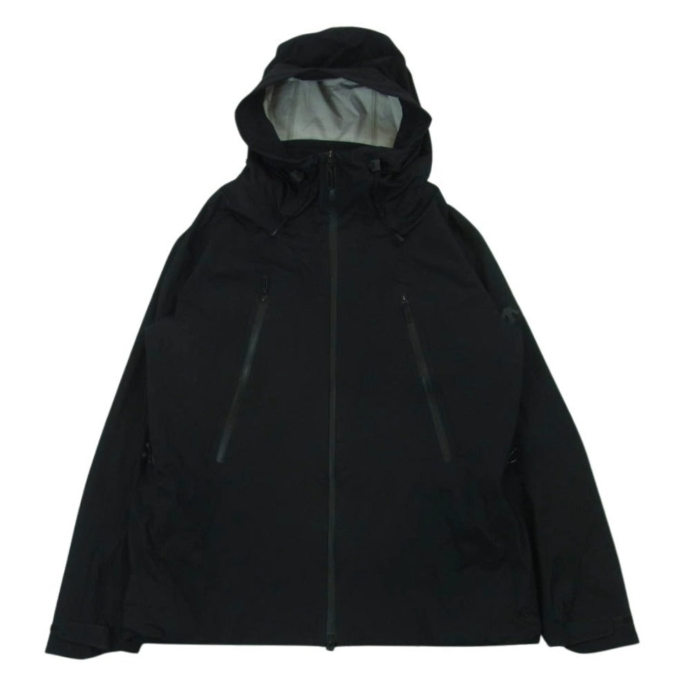 DESCENTE デサント DAMVGK30X ALLTERRAIN HARD SHELL JACKET CREAS オルテライン クレアス ハードシェル ジャケット ブラック系 L【中古】