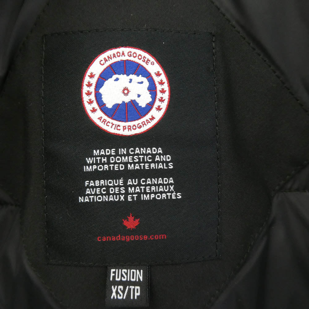CANADA GOOSE カナダグース 3426MA Chateau Parka Fusion Fit Heritage シャトーパーカ フュージョンフィット ダウン ジャケット ブラック系 XS【美品】【中古】