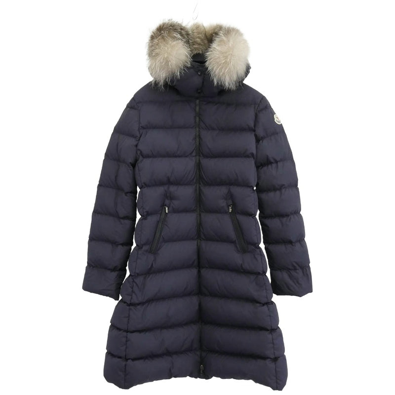 MONCLER モンクレール H29541C00024 ABELLE アベル ダウン コート ネイビー系 14A【中古】