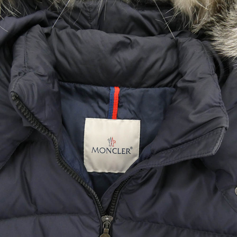 MONCLER モンクレール ABELLE アベル ネイビー12A ダウンコート 大人もOK【MONCLER】《Abelle》ロングダウンジャケット 12～14歳