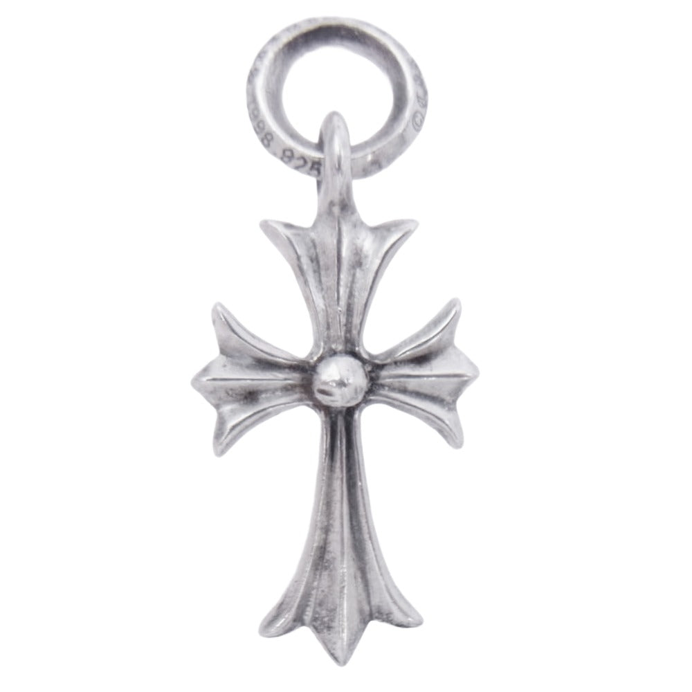 CHROME HEARTS クロムハーツ（原本無） TINY CH CROSS タイニー CH クロス チャーム シルバー系【中古】