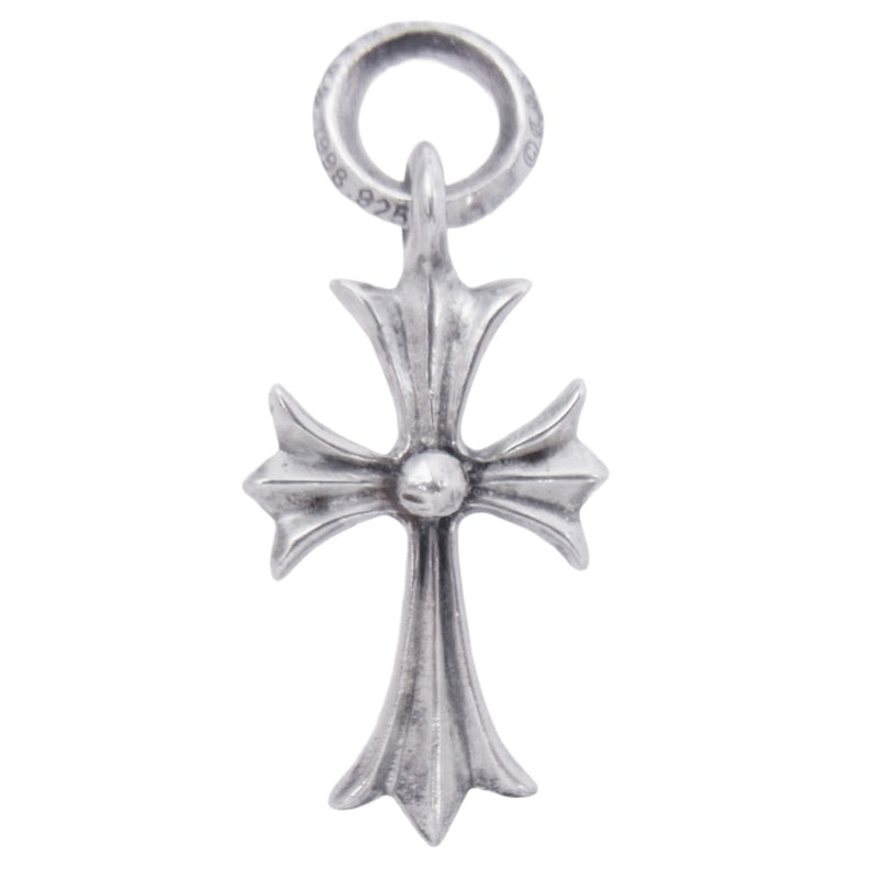 CHROME HEARTS クロムハーツ（原本無） TINY CH CROSS タイニー CH クロス チャーム シルバー系【中古】