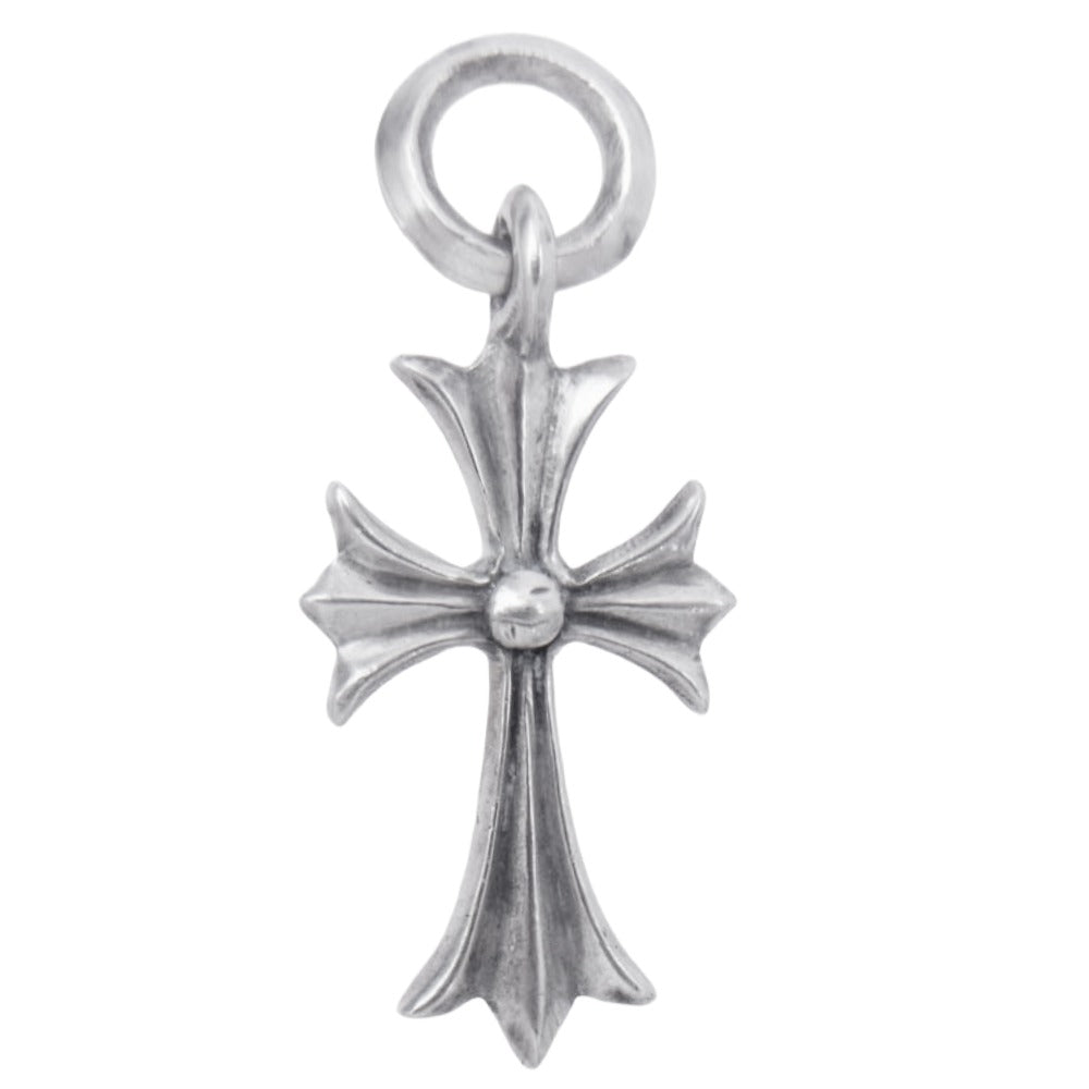 CHROME HEARTS クロムハーツ（原本無） TINY CH CROSS タイニー CH クロス チャーム シルバー系【中古】