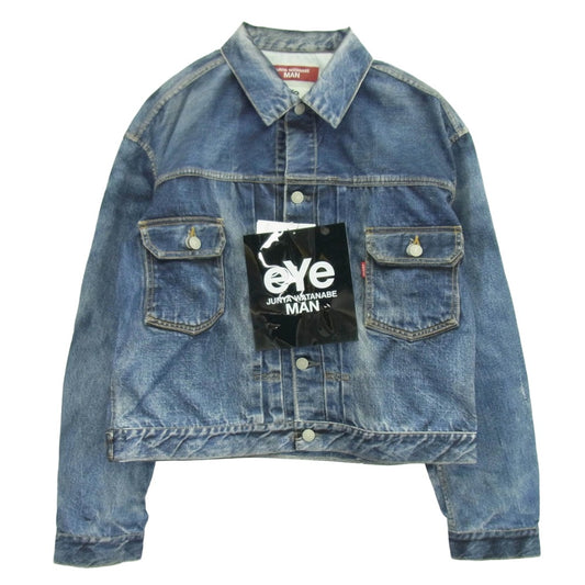 JUNYA WATANABE COMME des GARCONS MAN ジュンヤワタナベコムデギャルソンマン 25SS WO-J910-100 BerBerJin Levi's ベルベルジン リーバイス 507XX 2nd Gジャン デニム ジャケット インディゴブルー系 L【新古品】【未使用】【中古】