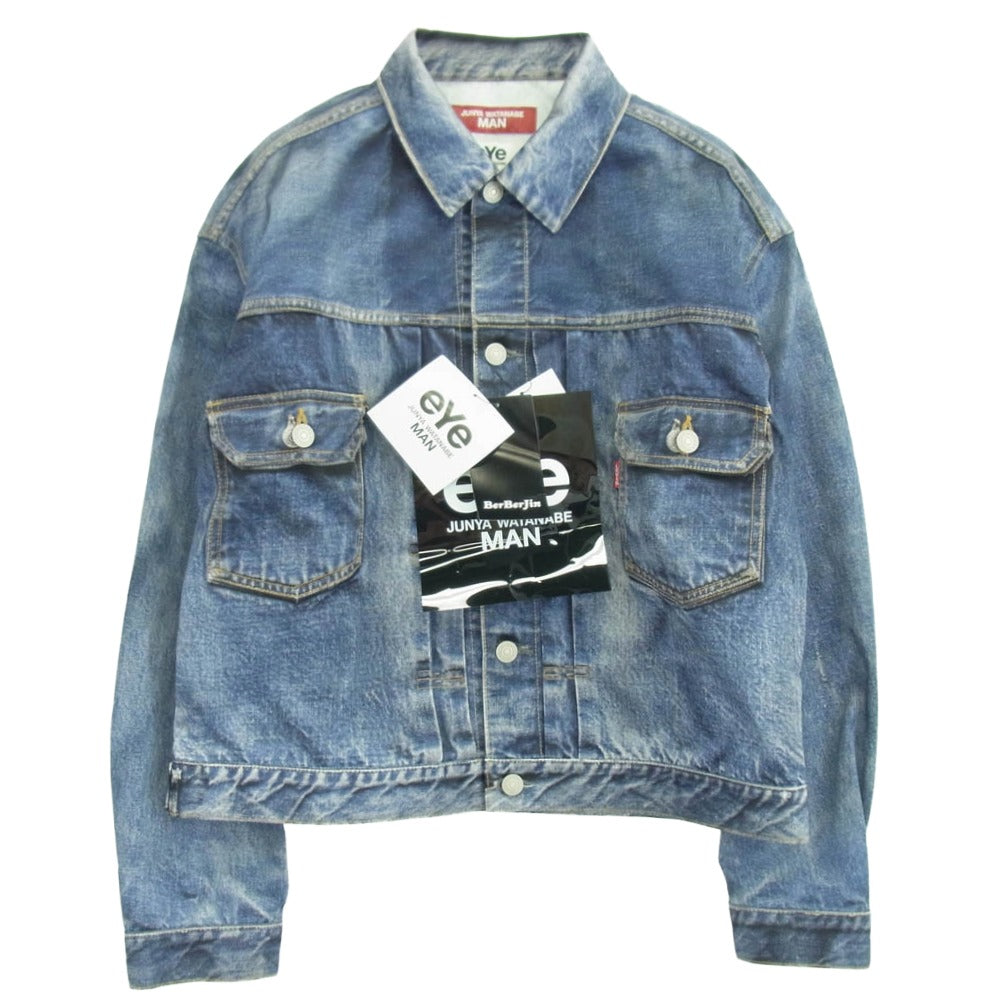 JUNYA WATANABE COMME des GARCONS MAN ジュンヤワタナベコムデギャルソンマン 25SS WO-J910-100 BerBerJin Levi's ベルベルジン リーバイス 507XX 2nd Gジャン デニム ジャケット インディゴブルー系 M【新古品】【未使用】【中古】