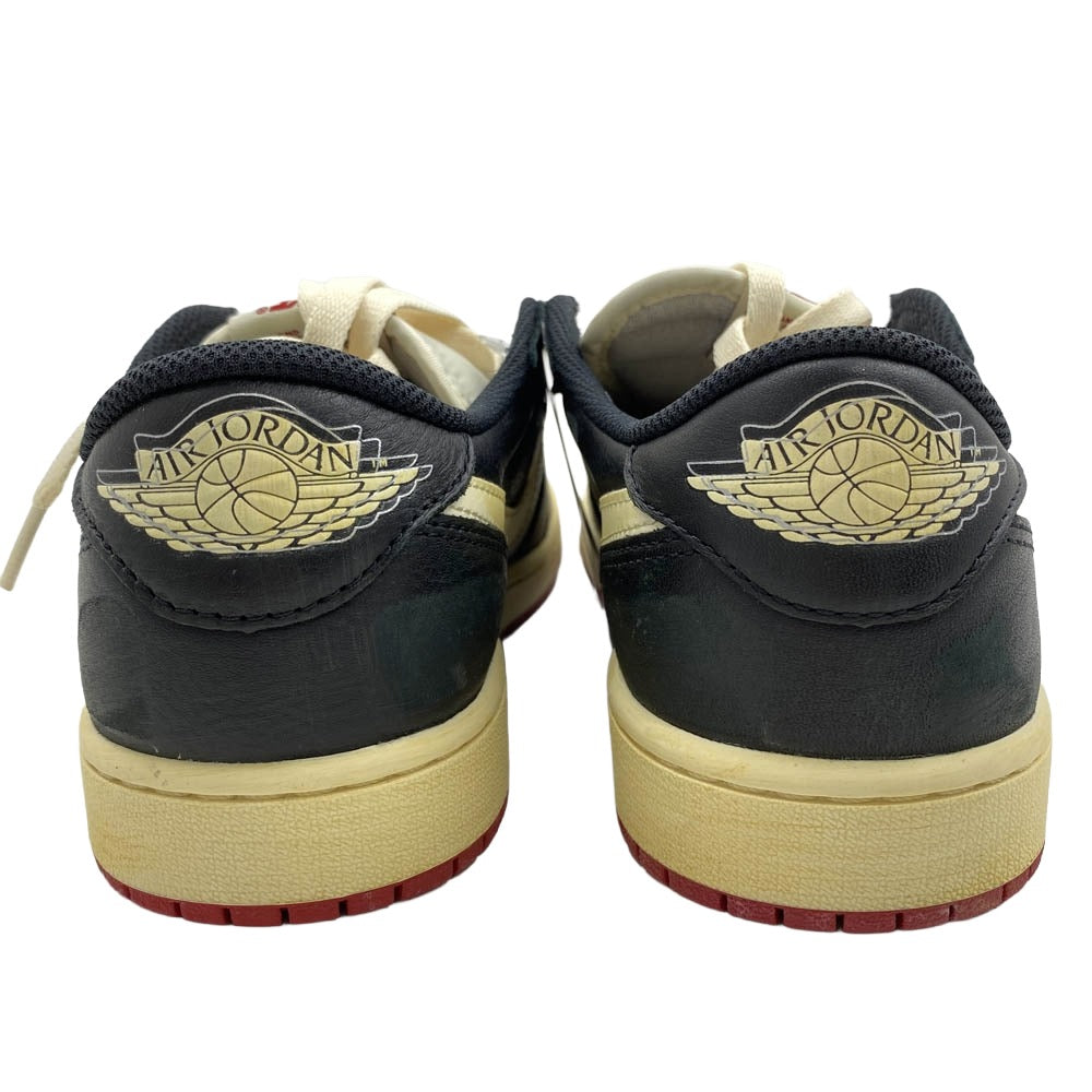 NIKE ナイキ IB8958-001 Nigel Sylvester × Nike Air Jordan 1 Retro Low OG Better With Time ナイジェルシルベスター エアジョーダン1 レトロ ロー OG ベター ウィズ タイム スニーカー ブラック系 27cm【新古品】【未使用】【中古】