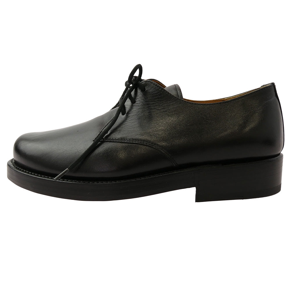 JUNYA WATANABE COMME des GARCONS MAN ジュンヤワタナベコムデギャルソンマン 24aw WN-K103 HEINRICH DINKELACKER カーフスムースシューズ プレーントゥ シューズ ブラック系 6【極上美品】【中古】