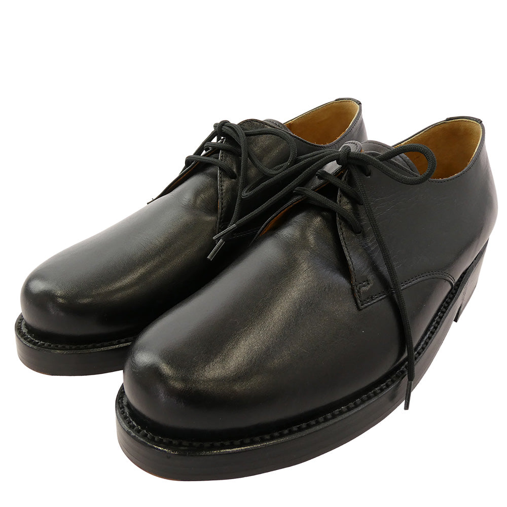 JUNYA WATANABE COMME des GARCONS MAN ジュンヤワタナベコムデギャルソンマン 24aw WN-K103 HEINRICH DINKELACKER カーフスムースシューズ プレーントゥ シューズ ブラック系 6【極上美品】【中古】