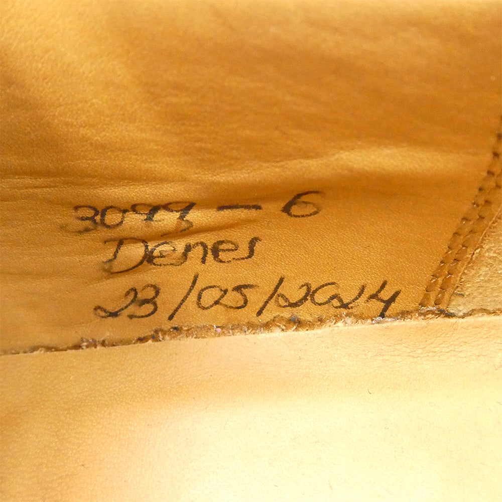 JUNYA WATANABE COMME des GARCONS MAN ジュンヤワタナベコムデギャルソンマン 24aw WN-K103 HEINRICH DINKELACKER カーフスムースシューズ プレーントゥ シューズ ブラック系 6【極上美品】【中古】