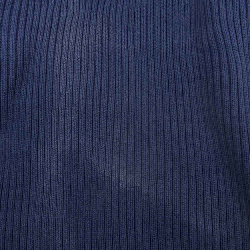 TOMMY HILFIGER トミーヒルフィガー タートルネック ニット ネイビー系 XXL【中古】