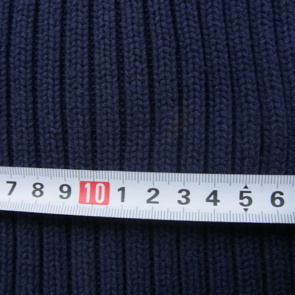 TOMMY HILFIGER トミーヒルフィガー タートルネック ニット ネイビー系 XXL【中古】