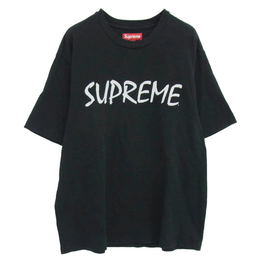 Supreme シュプリーム 24AW FTP S/S Top ロゴプリント 半袖 Tシャツ カットソー ブラック系 M【中古】