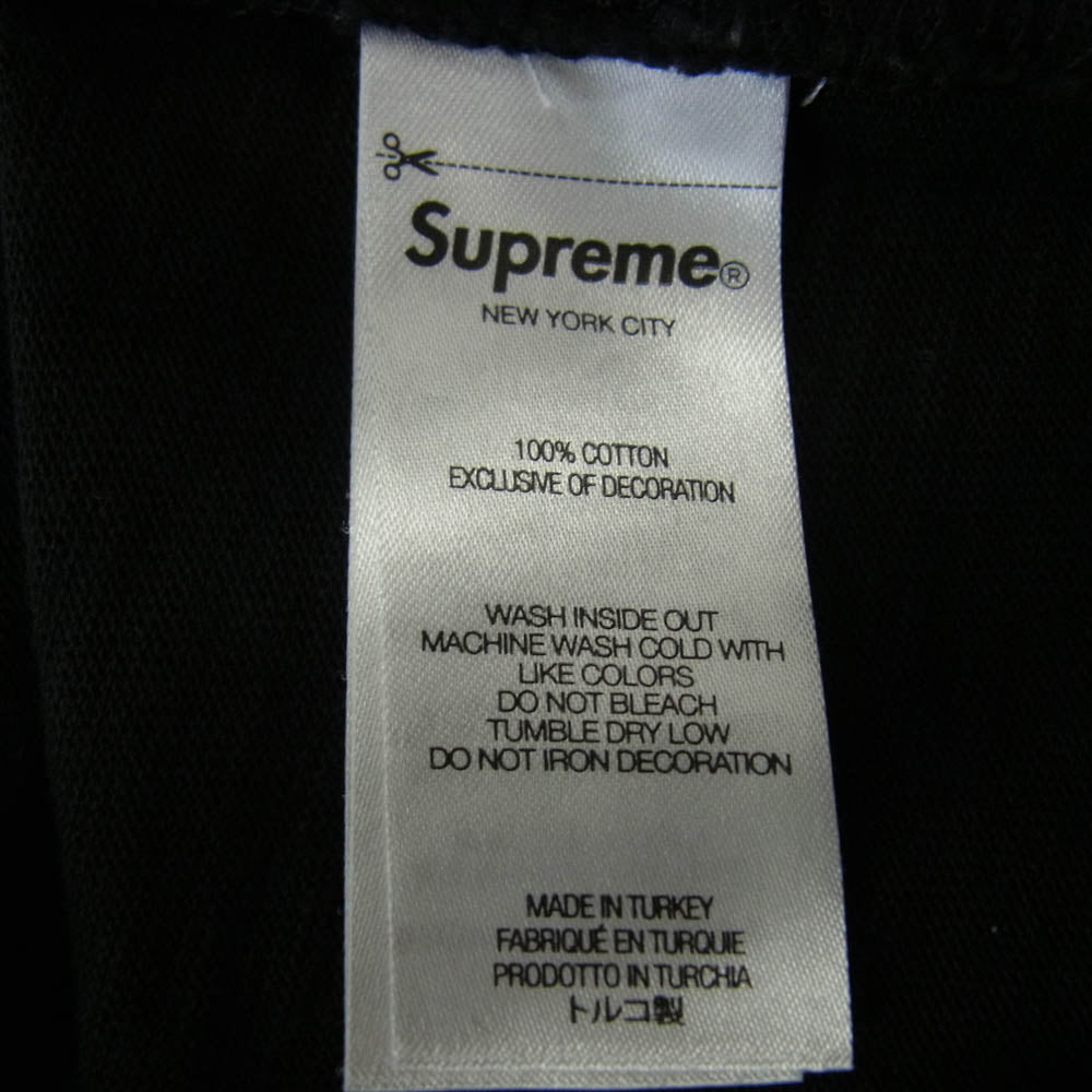 Supreme シュプリーム 24AW FTP S/S Top ロゴプリント 半袖 Tシャツ カットソー ブラック系 M【中古】