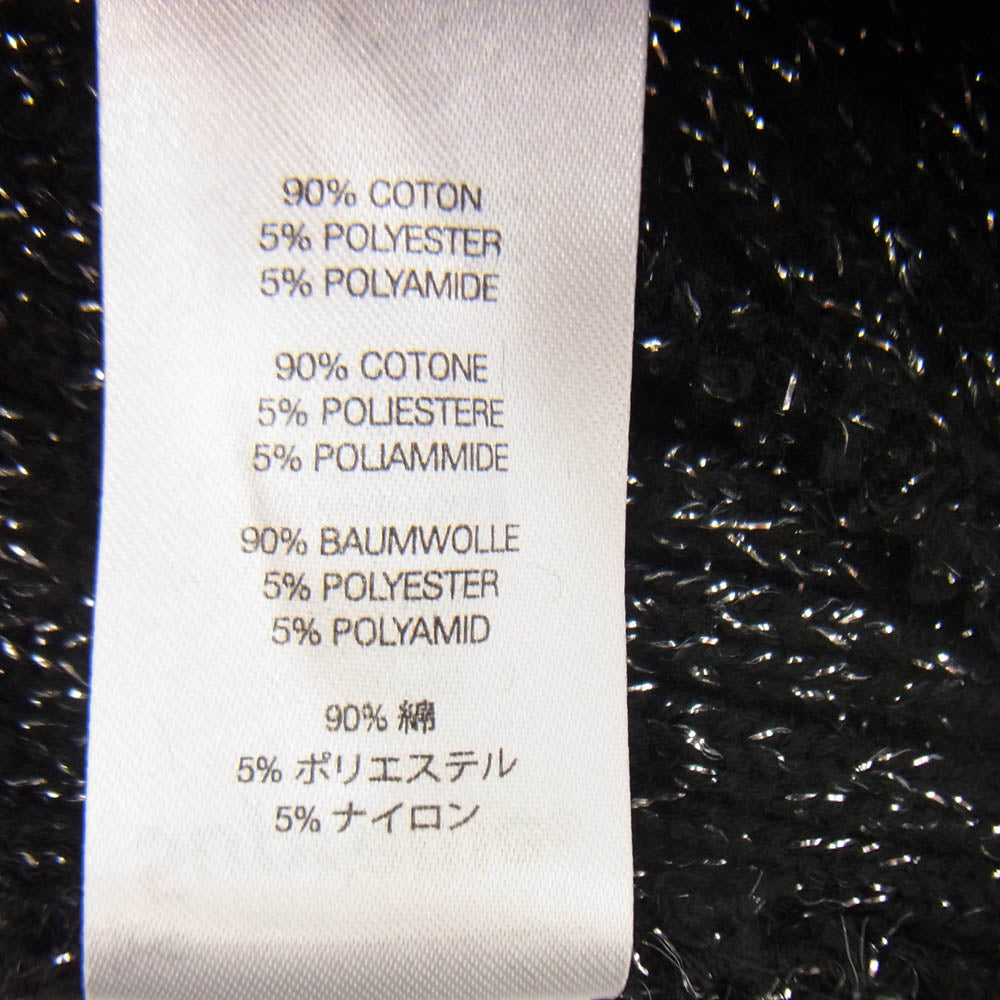 Supreme シュプリーム 25SS Overdyed Beanie Metallic Black スモールボックスロゴ オーバーダイド ビーニー ニットキャップ メタリックブラック ブラック系【美品】【中古】