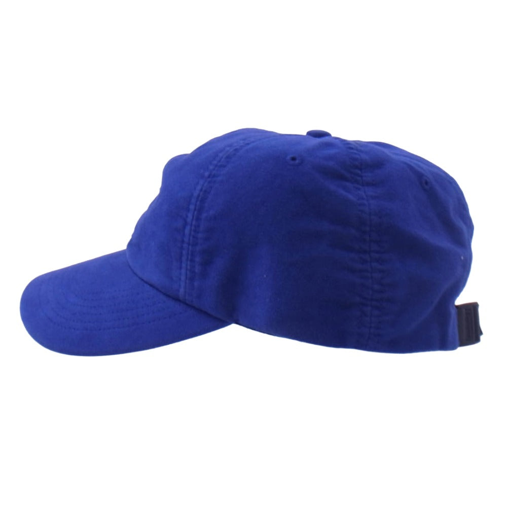 Supreme シュプリーム 24SS Lightweight Moleskin 6 Panel ライトウェイト モールスキン 6パネル キャップ 帽子 ブルー系【中古】