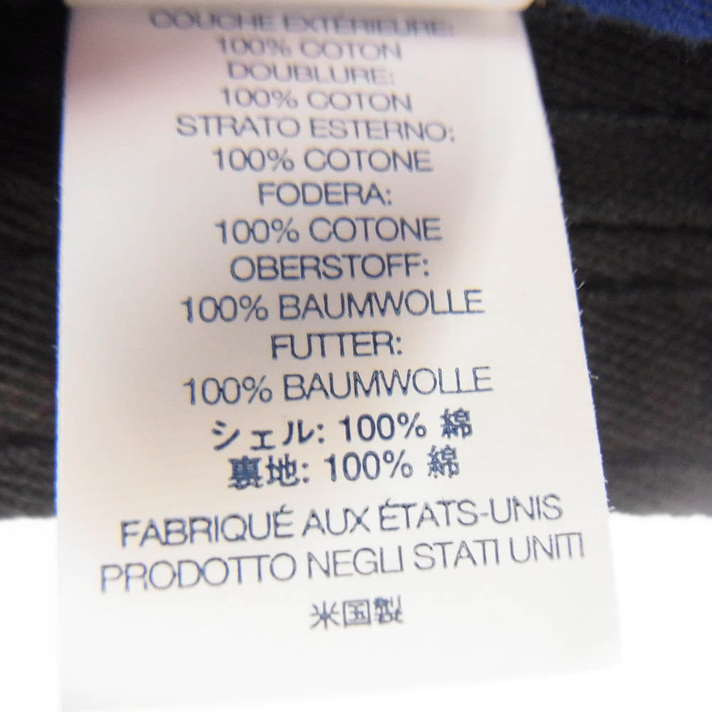 Supreme シュプリーム 24SS Lightweight Moleskin 6 Panel ライトウェイト モールスキン 6パネル キャップ 帽子 ブルー系【中古】