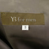 Y's Yohji Yamamoto ワイズ ヨウジヤマモト MN-V03-102 Y's for men ワイズフォーメン ウール ジレ ベスト カーキ系 3【中古】