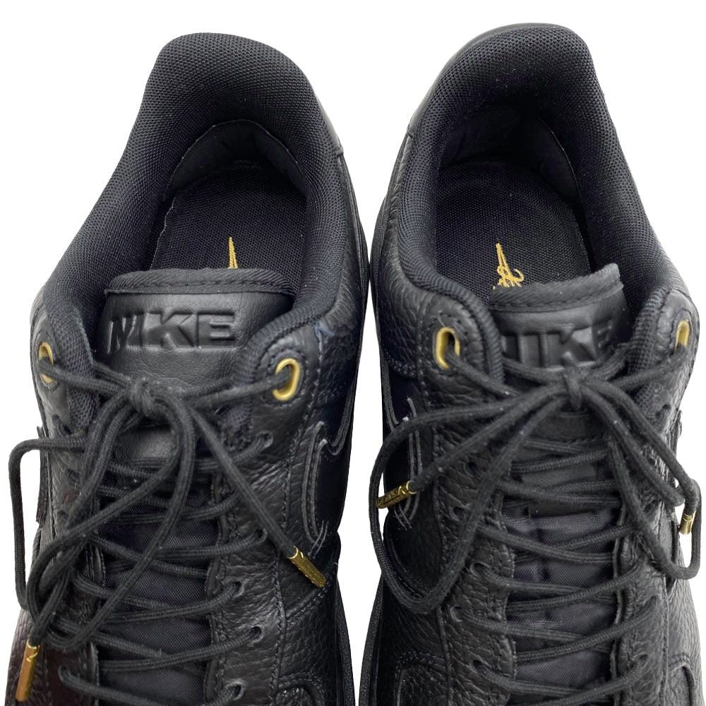 NIKE ナイキ DB4109-001 Air Force1 Low Luxe エアフォース1 ロー ラックス スニーカー ブラック系 28.5cm【中古】