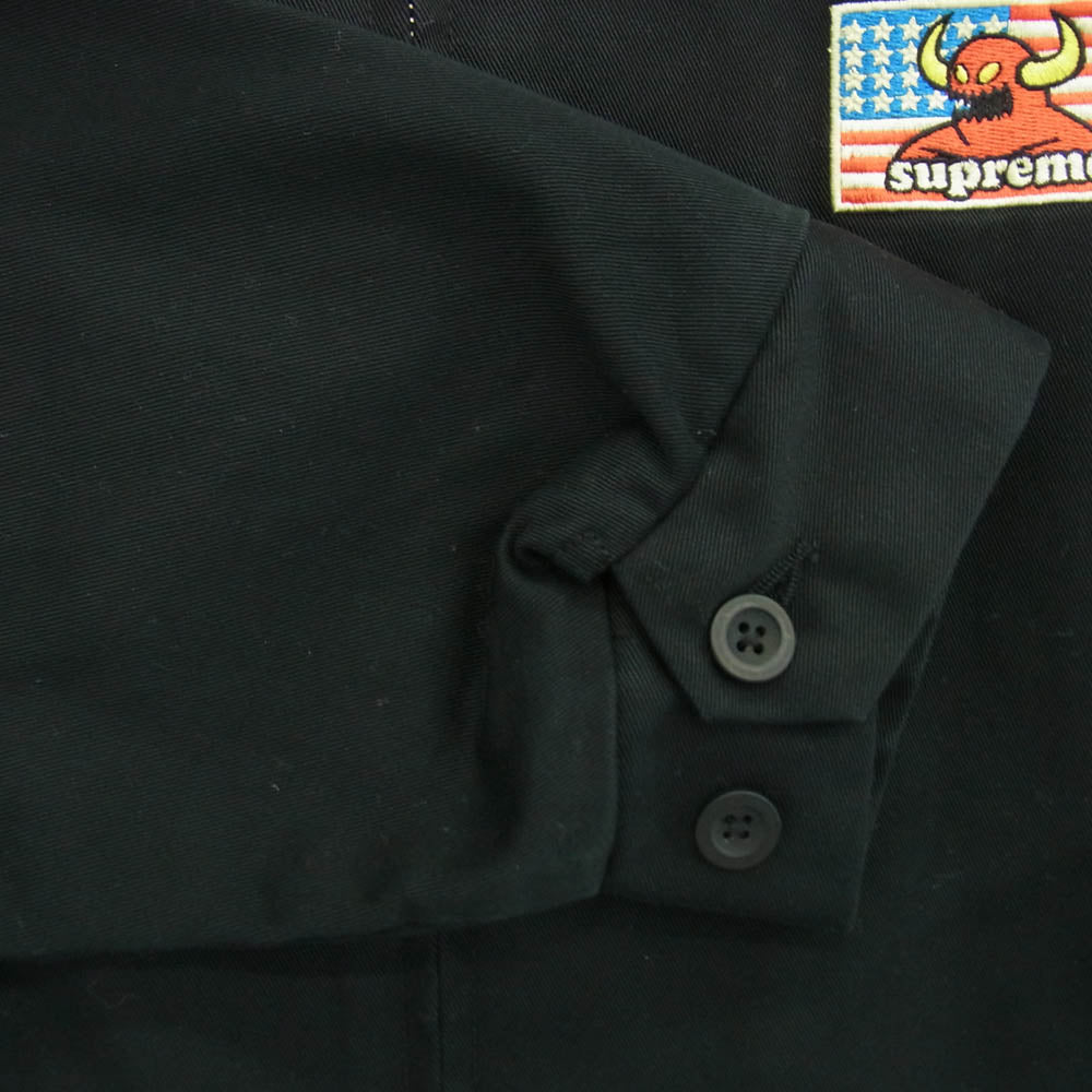 Supreme シュプリーム 24SS toy machine Harrington Jacket トイマシーン ハリントンジャケット ブラック系 M【中古】