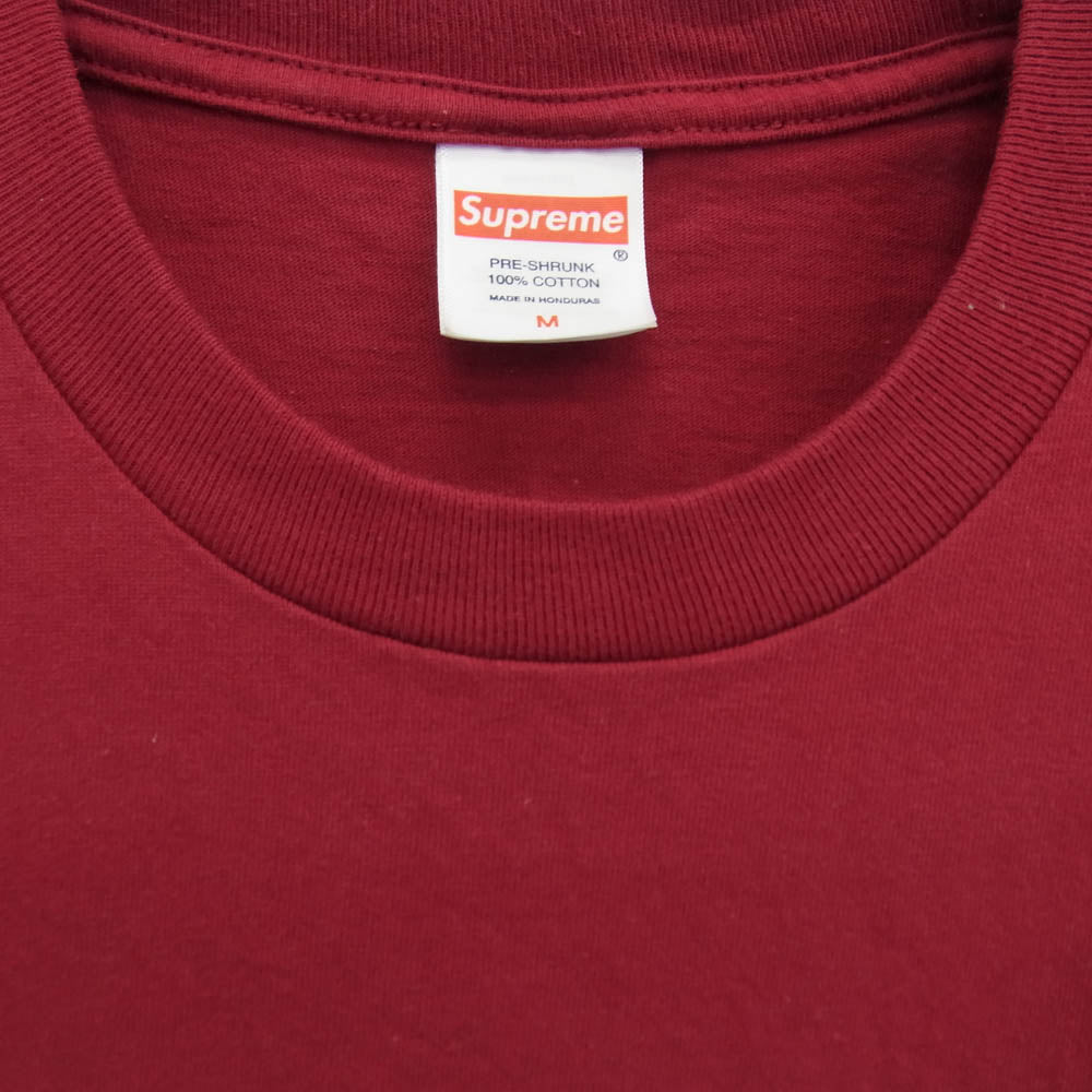 Supreme シュプリーム 25SS Hardcore Tee ハードコア 半袖 Tシャツ M レッド系 M【中古】