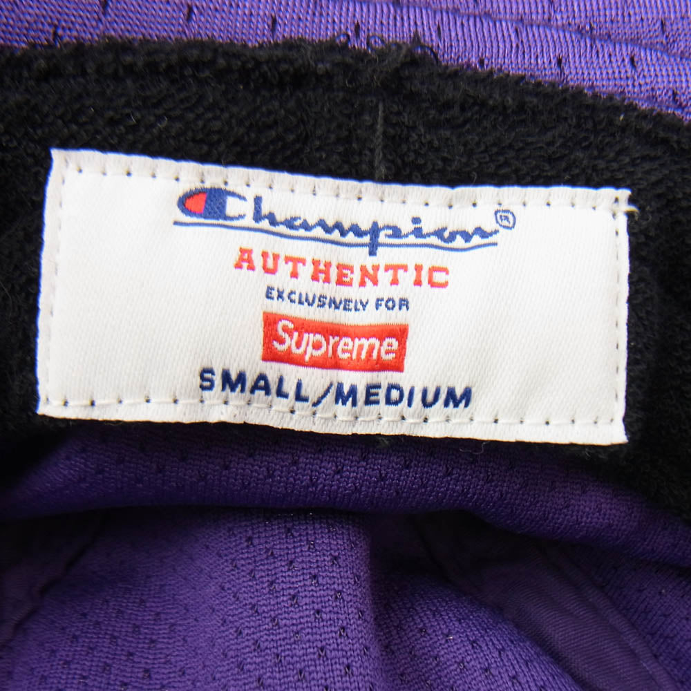 Supreme シュプリーム 24SS Champion チャンピオン Mesh Crusher メッシュクラッシャー ハット バケットハット パープル系【極上美品】【中古】