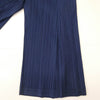 PLEATS PLEASE プリーツプリーズ イッセイミヤケ PP61-JF453 プリーツ加工 ワイド クロップド ガウチョ パンツ ネイビー系 2【中古】