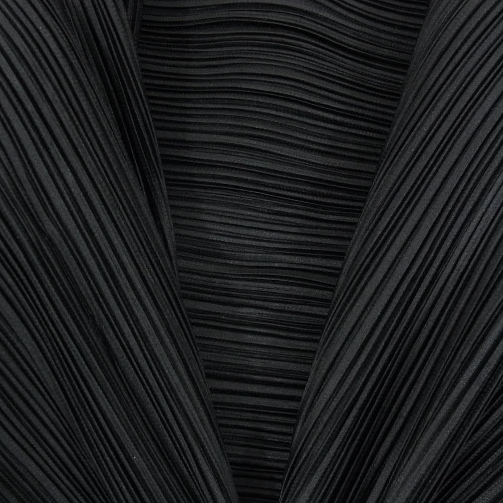 PLEATS PLEASE プリーツプリーズ イッセイミヤケ PP63-JO612 プリ+B26:AB29工 変形 ポンチョ カーディガン ケープ ブラック系 4【中古】