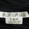 PLEATS PLEASE プリーツプリーズ イッセイミヤケ PP63-JO612 プリ+B26:AB29工 変形 ポンチョ カーディガン ケープ ブラック系 4【中古】