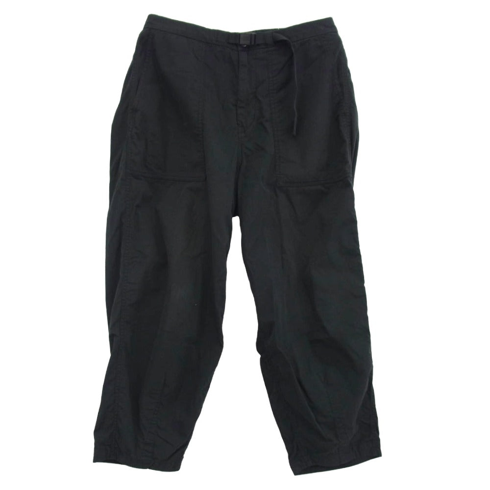 THE NORTH FACE ノースフェイス NT5064N PURPLE LABEL Ripstop Wide Cropped Pants パープルレーベル リップストップ ワイド クロップド パンツ ブラック系 32【中古】