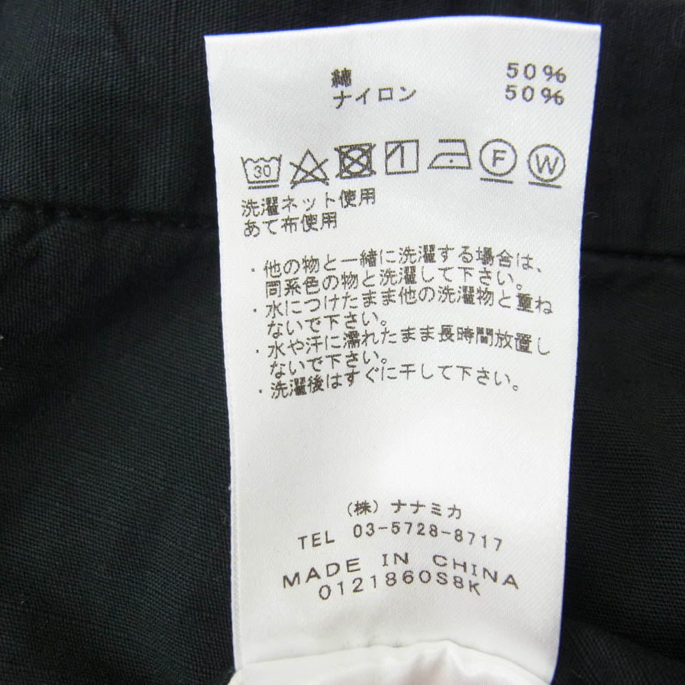 THE NORTH FACE ノースフェイス NT5064N PURPLE LABEL Ripstop Wide Cropped Pants パープルレーベル リップストップ ワイド クロップド パンツ ブラック系 32【中古】