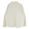 TENDERLOIN テンダーロイン 19SS STRIPE WORK SHT NATIONAL ストライプ ワークシャツ 長袖シャツ ベージュ系 S【中古】