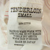 TENDERLOIN テンダーロイン 19SS STRIPE WORK SHT NATIONAL ストライプ ワークシャツ 長袖シャツ ベージュ系 S【中古】