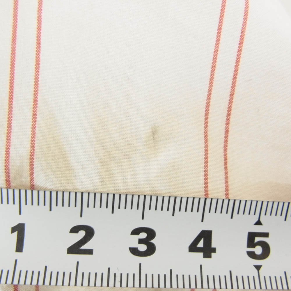 TENDERLOIN テンダーロイン 19SS STRIPE WORK SHT NATIONAL ストライプ ワークシャツ 長袖シャツ ベージュ系 S【中古】