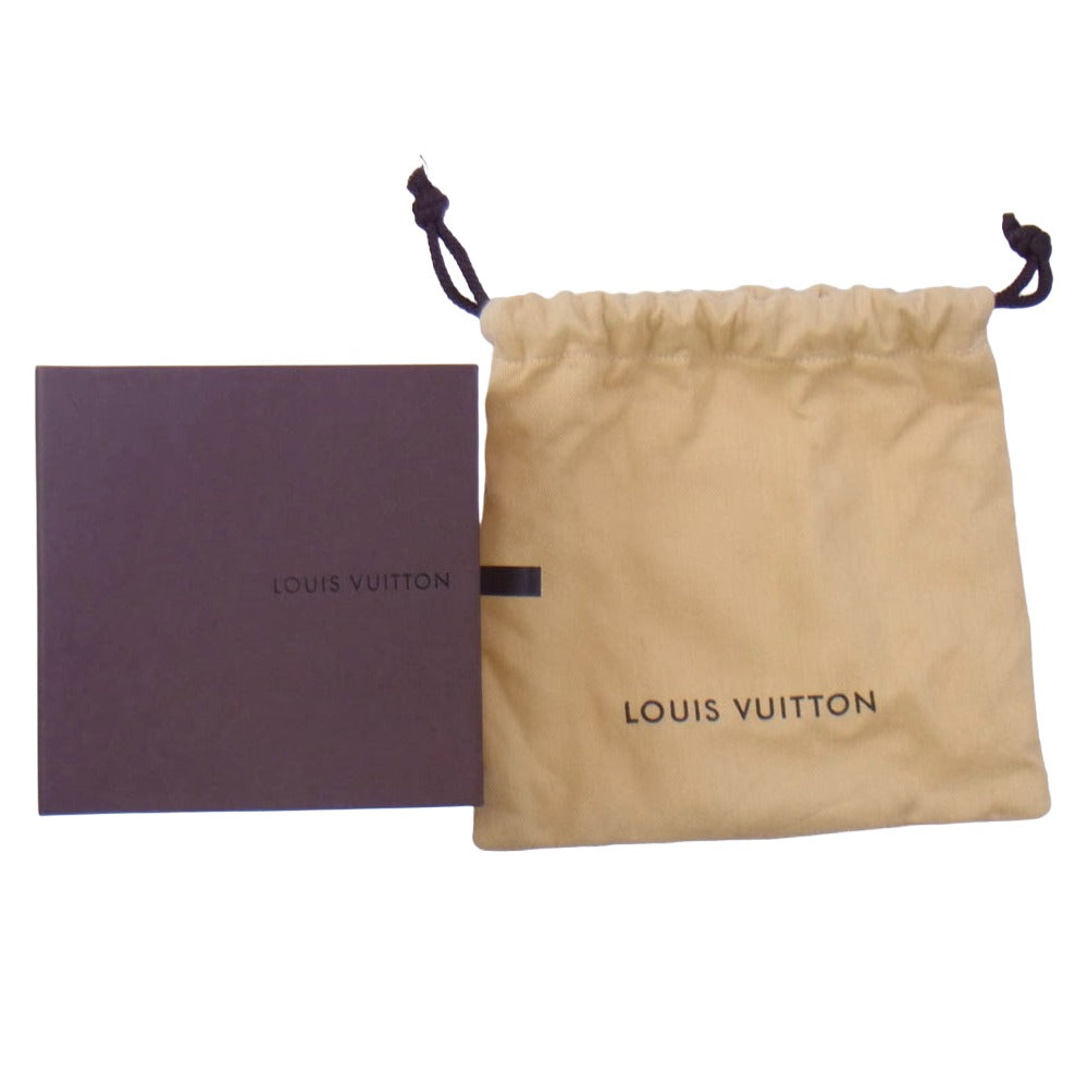 LOUIS VUITTON ルイ・ヴィトン M9821 サンチュールLVイニシャル モノグラム LVバックル レザー ベルト ブラウン系【極上美品】【中古】