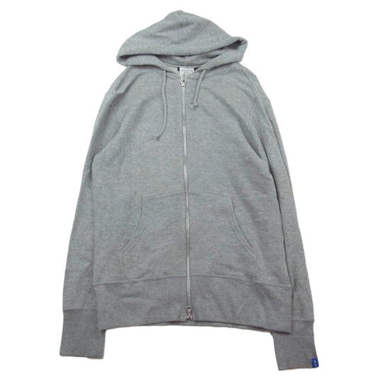 LOOPWHEELER ループウィラー フルジップ スウェット パーカー グレー グレー系 S【中古】