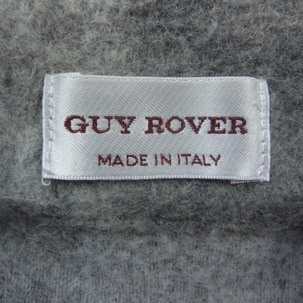 GUY ROVER ギローバー 522707 BEAMS ビームス別注 イタリア製 WOOL BUFFALO CHECK BLOUSON バッファローチェック ウール シャツ ジャケット ブルゾン ネイビー系 グレー系 ホワイト系 M【中古】