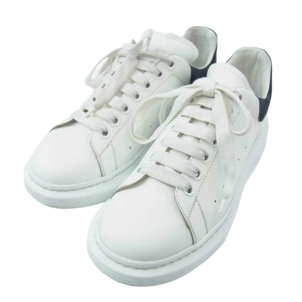 Alexander McQueen アレキサンダーマックイーン 553680 Oversized オーバーサイズド レザー スニーカー ホワイト系 41【中古】