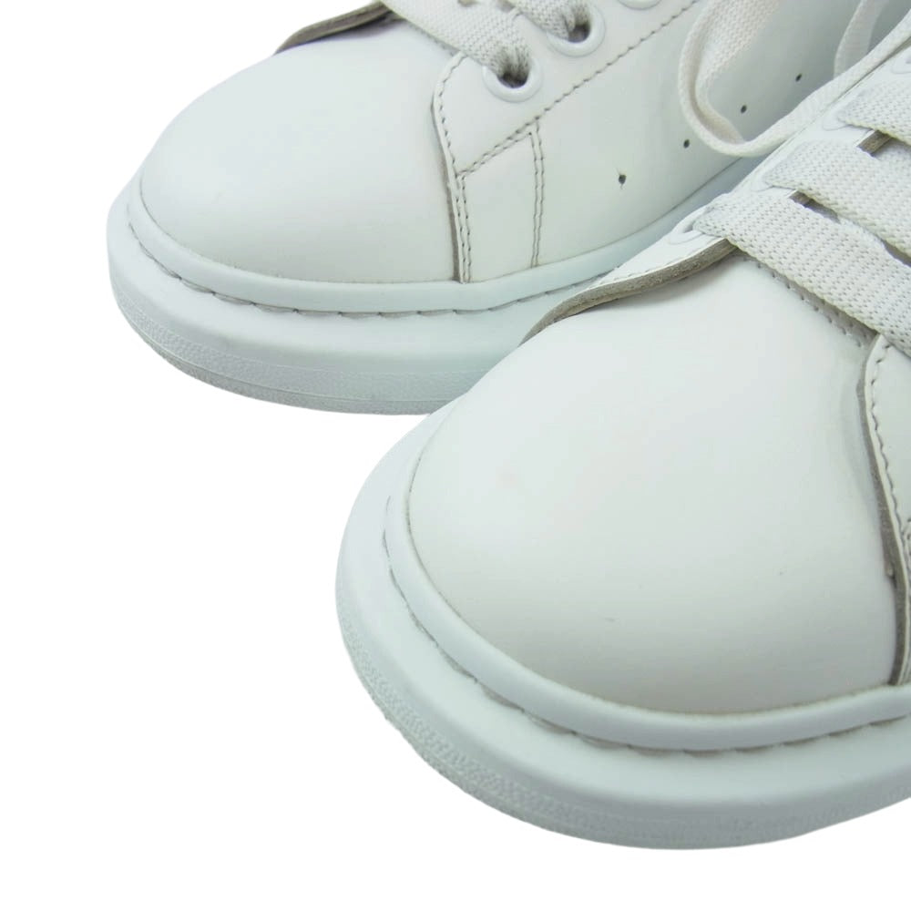 Alexander McQueen アレキサンダーマックイーン 553680 Oversized オーバーサイズド レザー スニーカー ホワイト系 41【中古】