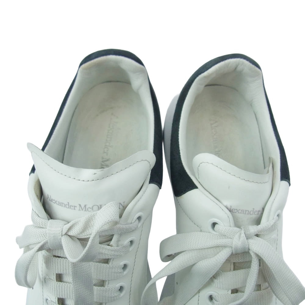 Alexander McQueen アレキサンダーマックイーン 553680 Oversized オーバーサイズド レザー スニーカー ホワイト系 41【中古】