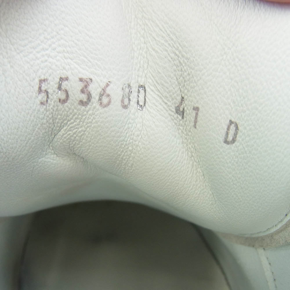 Alexander McQueen アレキサンダーマックイーン 553680 Oversized オーバーサイズド レザー スニーカー ホワイト系 41【中古】