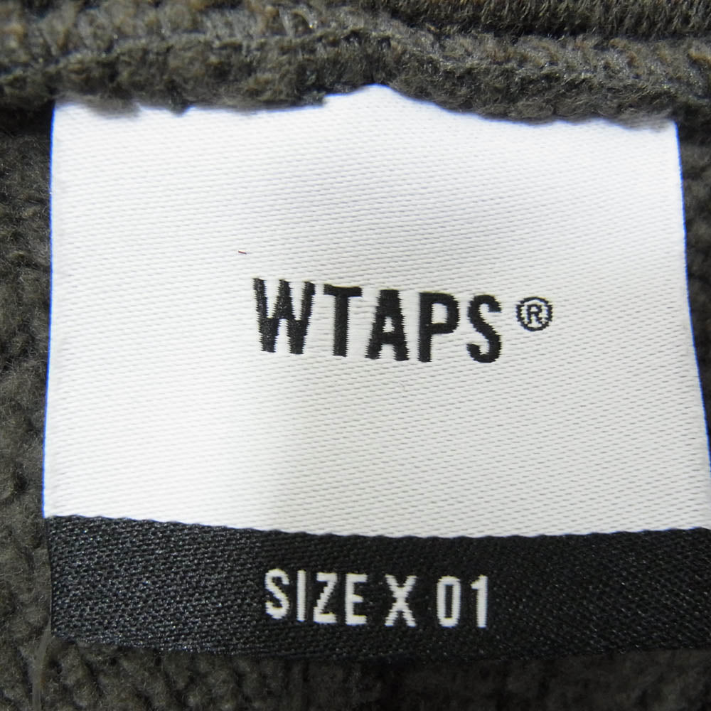 WTAPS ダブルタップス 21AW 212ATDT-CSM07 BLANK TROUSER COTTON スウェット パンツ カーキ系 01【中古】