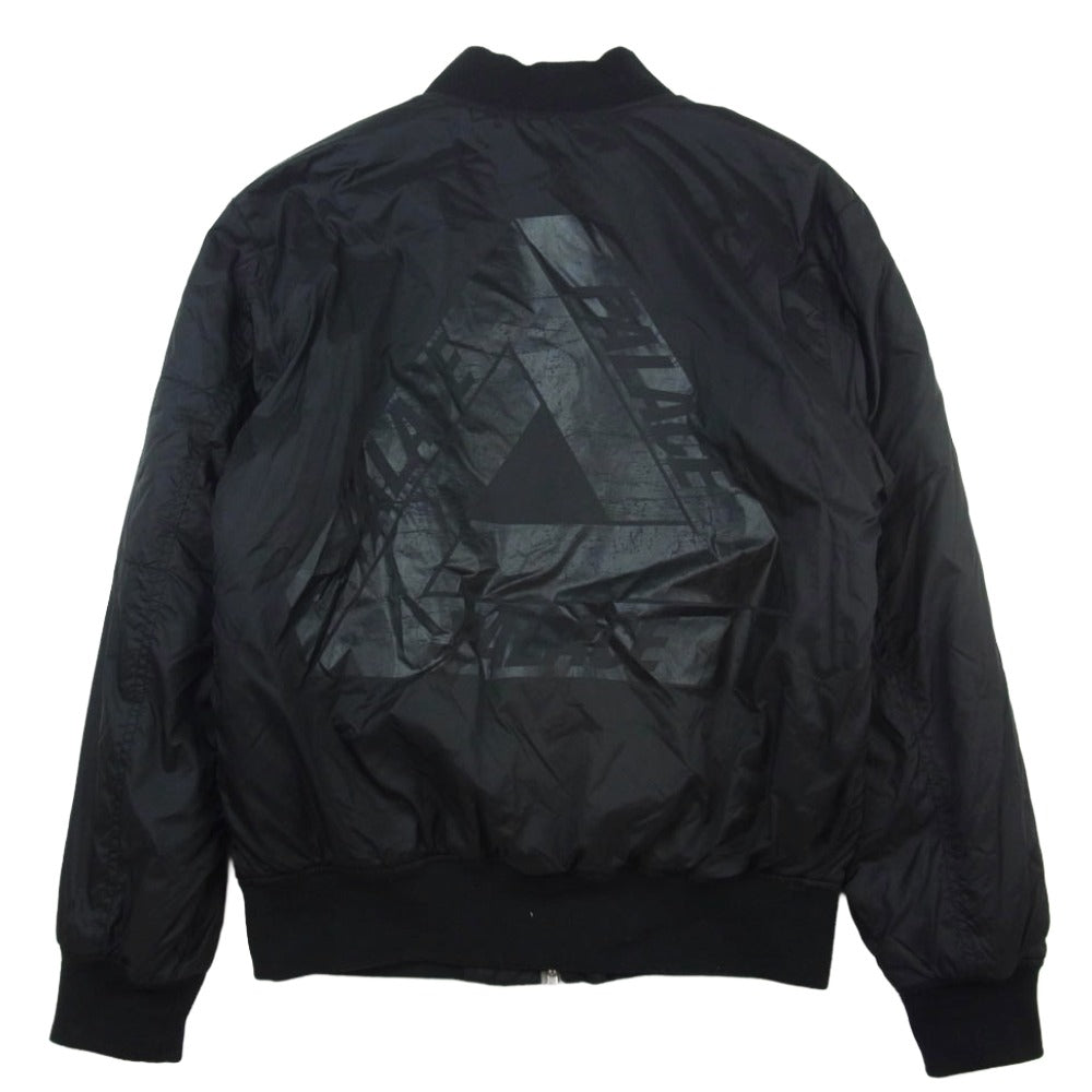 PALACE パレス Thinsulate Bomber Jacket MA-1 ボンバー 中綿 ジャケット ブラック系 オレンジ系 S【中古】