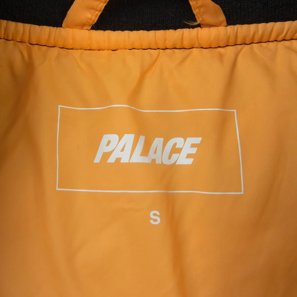 PALACE パレス Thinsulate Bomber Jacket MA-1 ボンバー 中綿 ジャケット ブラック系 オレンジ系 S【中古】